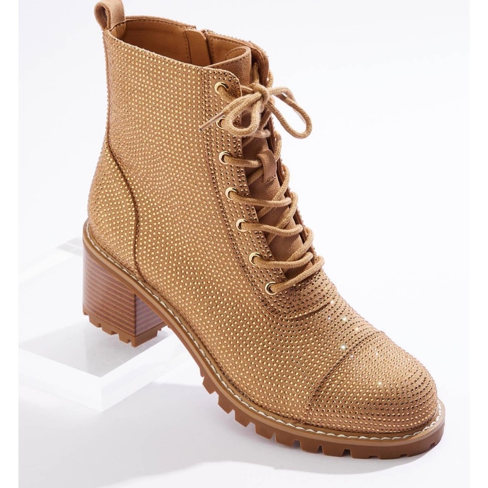 Stylish Brown Lace-Up Boots for Women